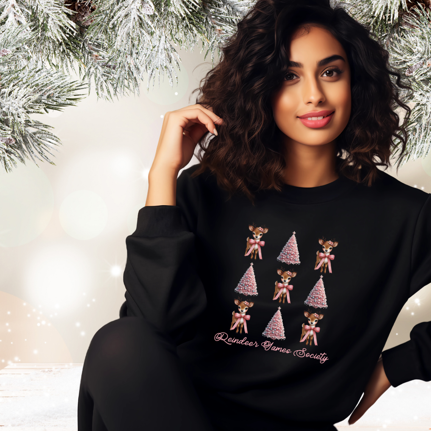 Reindeer Games Society Crewneck Sweatshirt