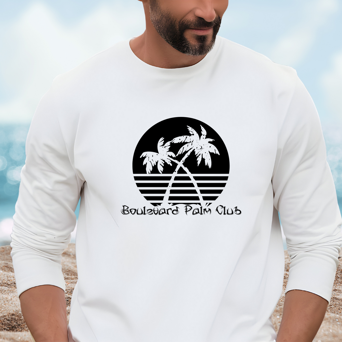 Boulevard Palm Club Long Sleeve Tee