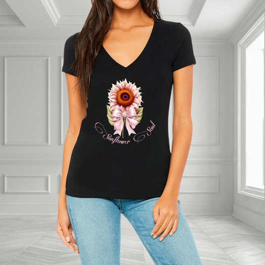 Sunflower Soul V-Neck T-Shirt