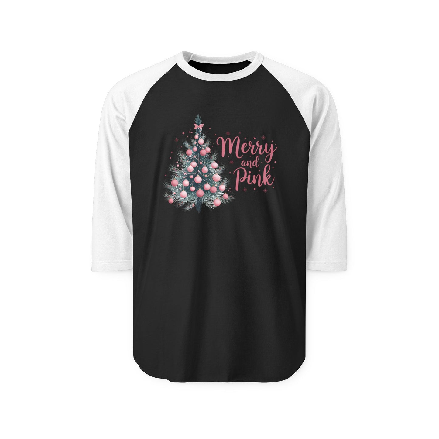 Merry And Pink Baseball Tee