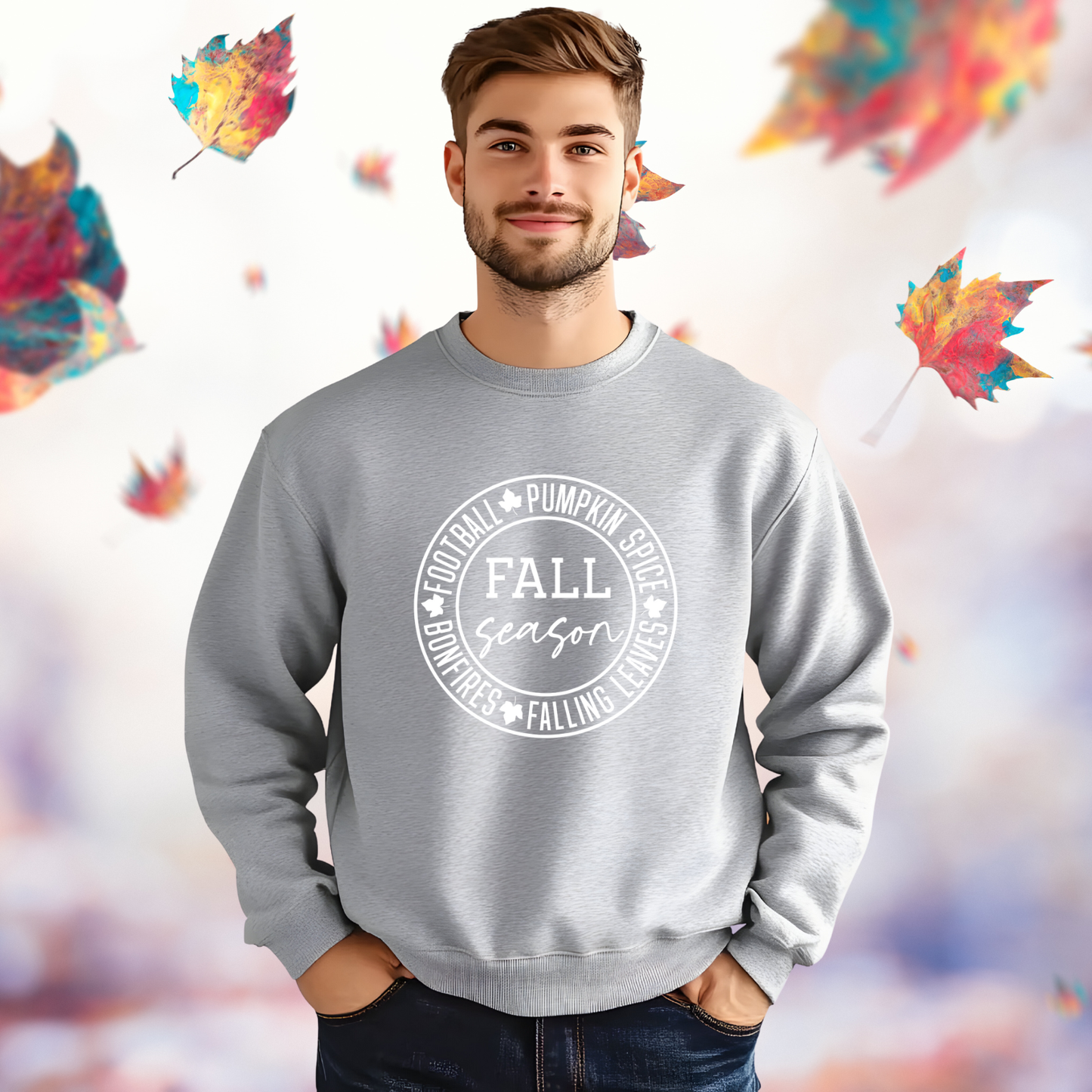 Fall Season Crewneck Sweatshirt