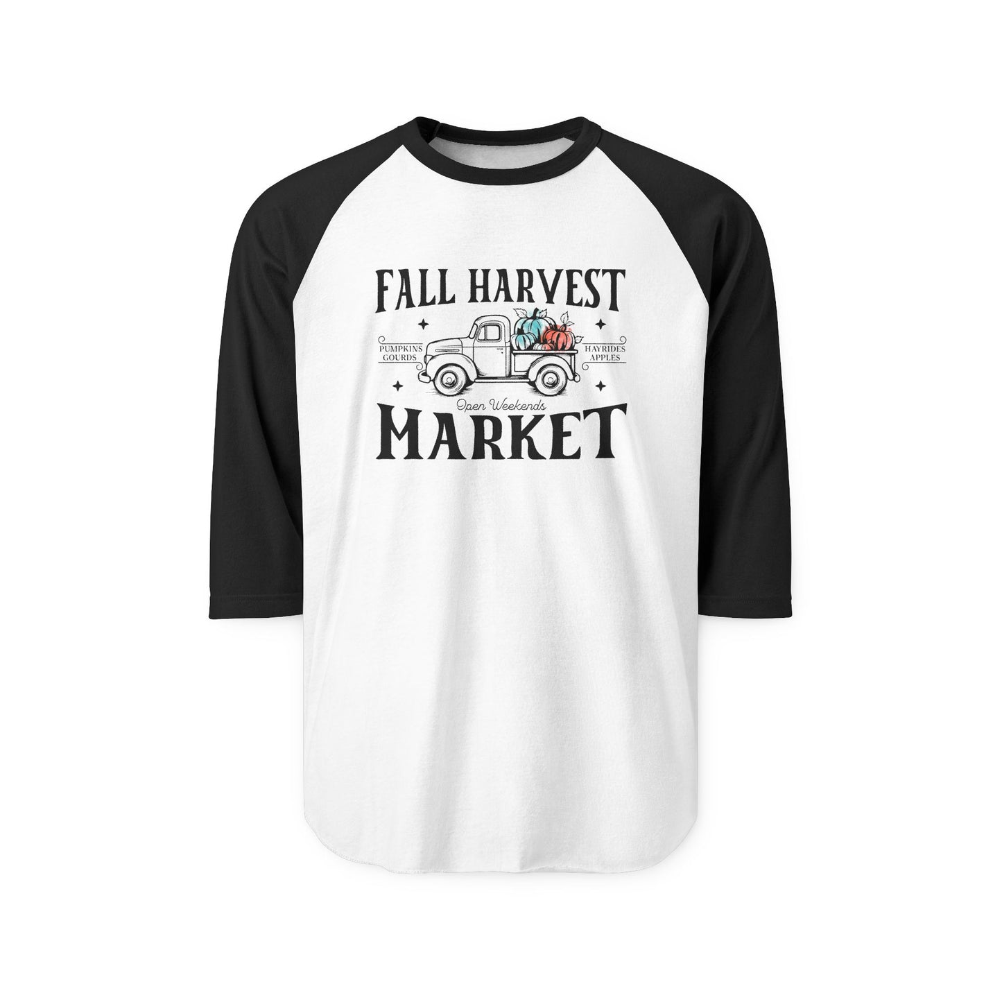 Fall Harvest Market Baseball Tee