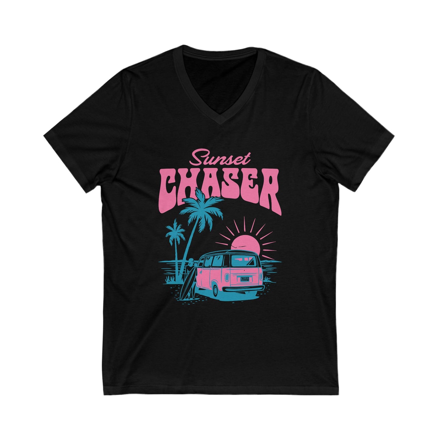 Sunset Chaser V-Neck Tee