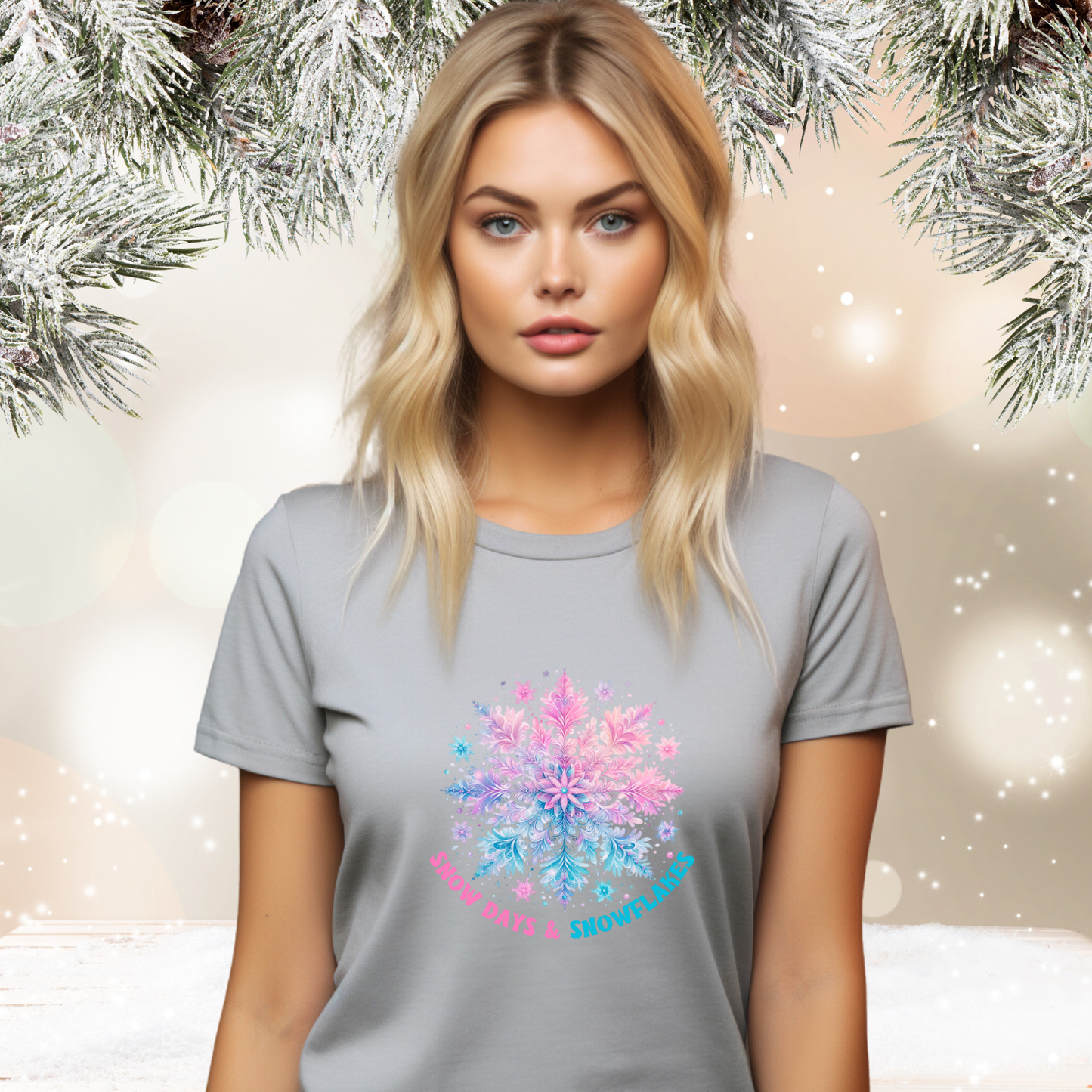 Snow Days & Snowflakes T‑Shirt