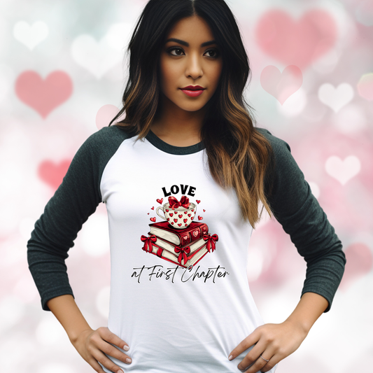 Love At First Chapter Baseball Tee