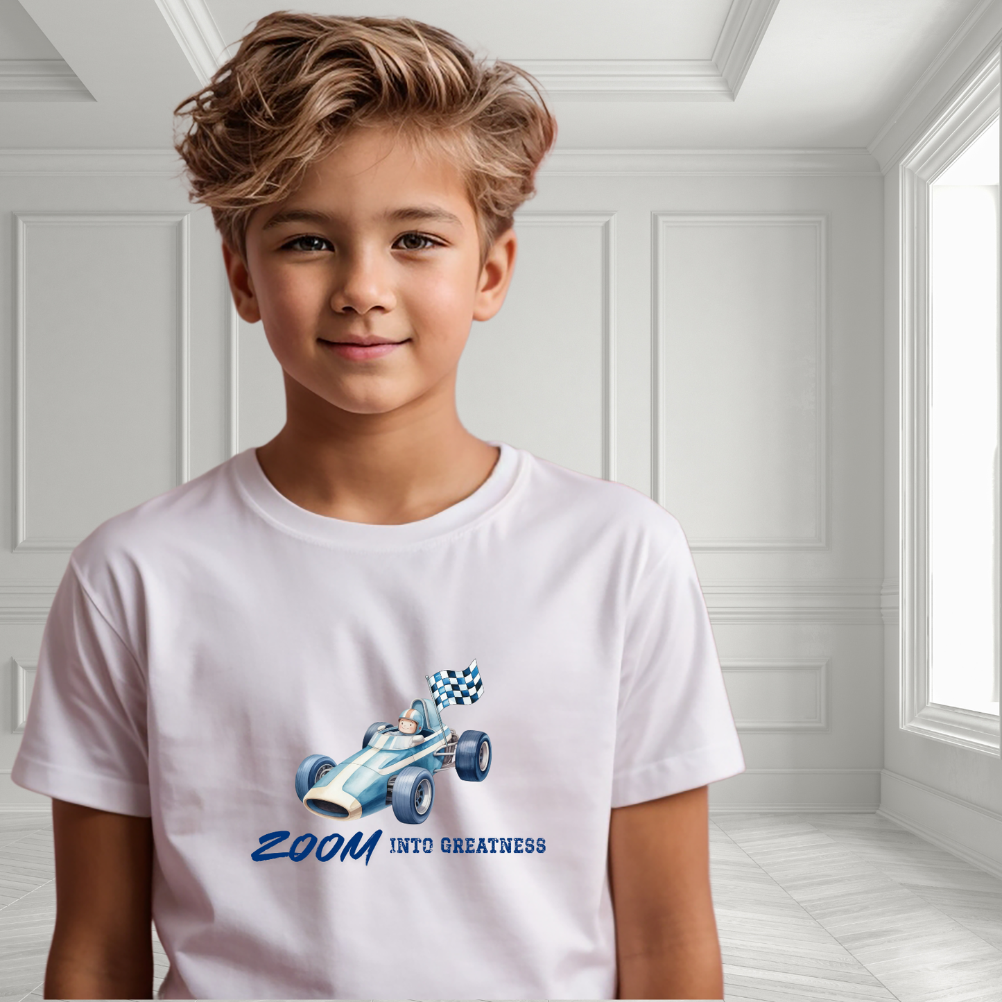 Zoom Into Greatness Kid's T-Shirt