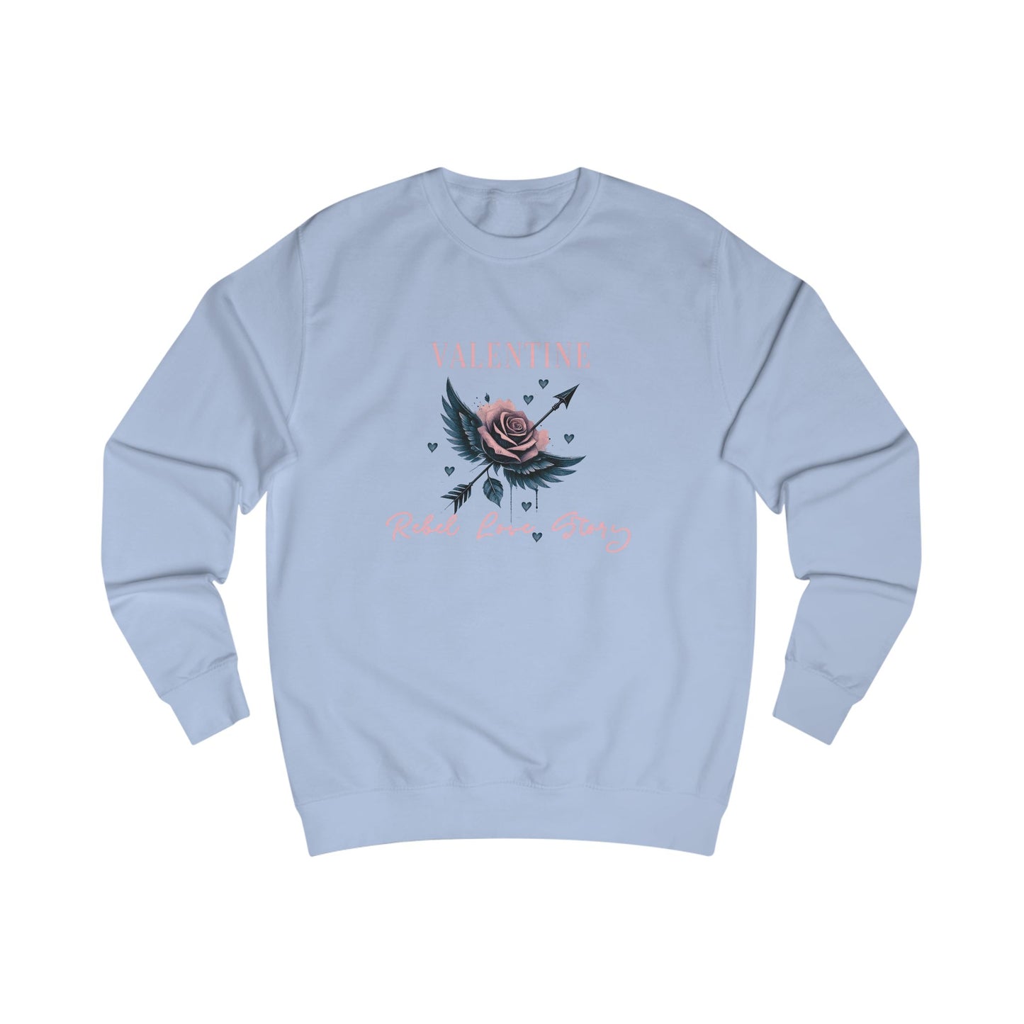 Valentine Rebel LoveCrewneck Sweatshirt
