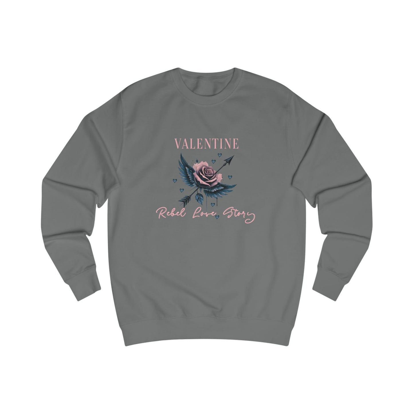 Valentine Rebel LoveCrewneck Sweatshirt