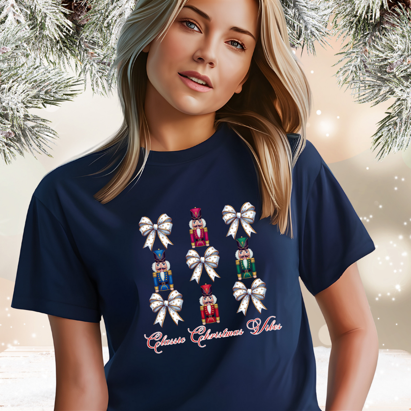Classic Christmas Vibes T-Shirt