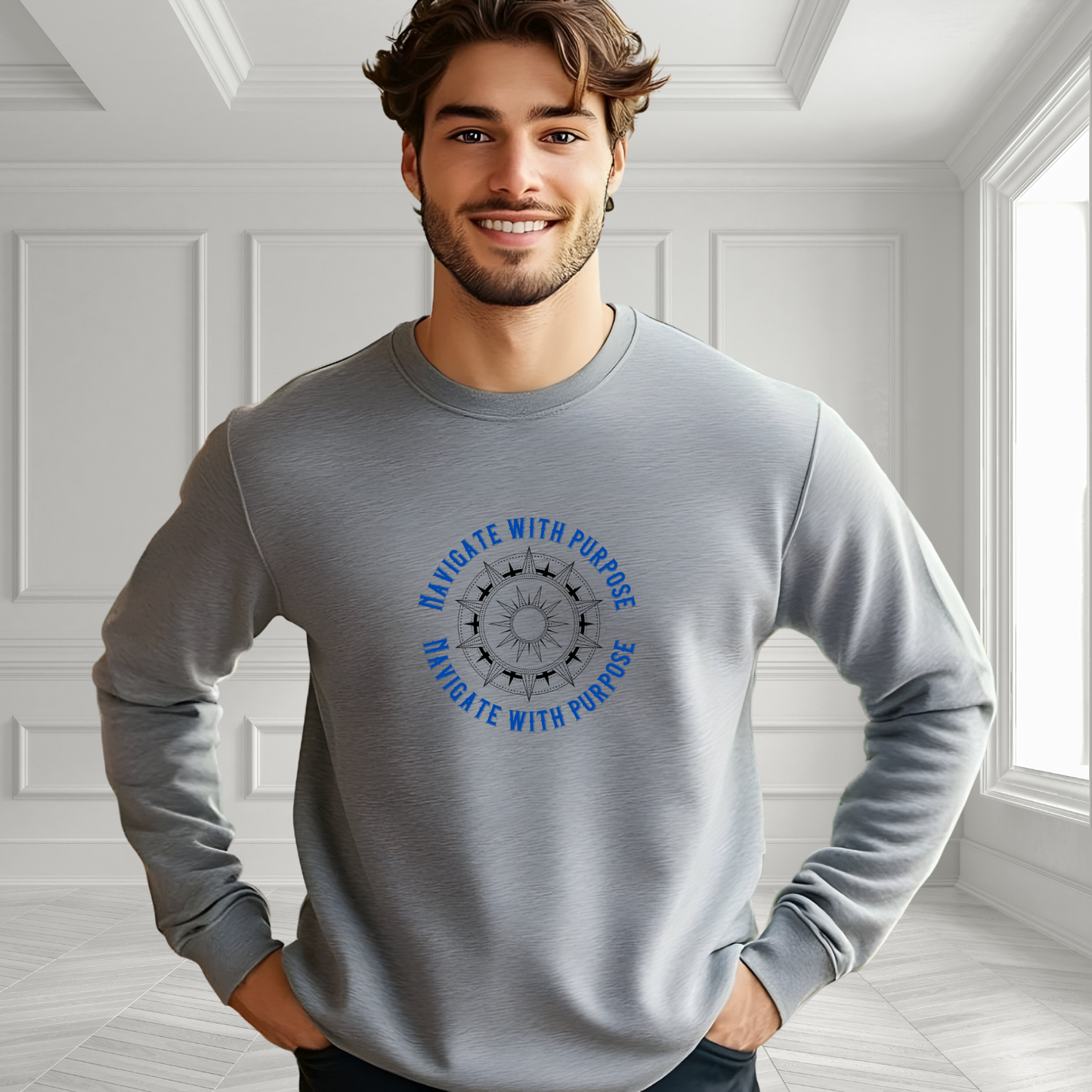 Navigate With Purpose Crewneck Sweatshirt