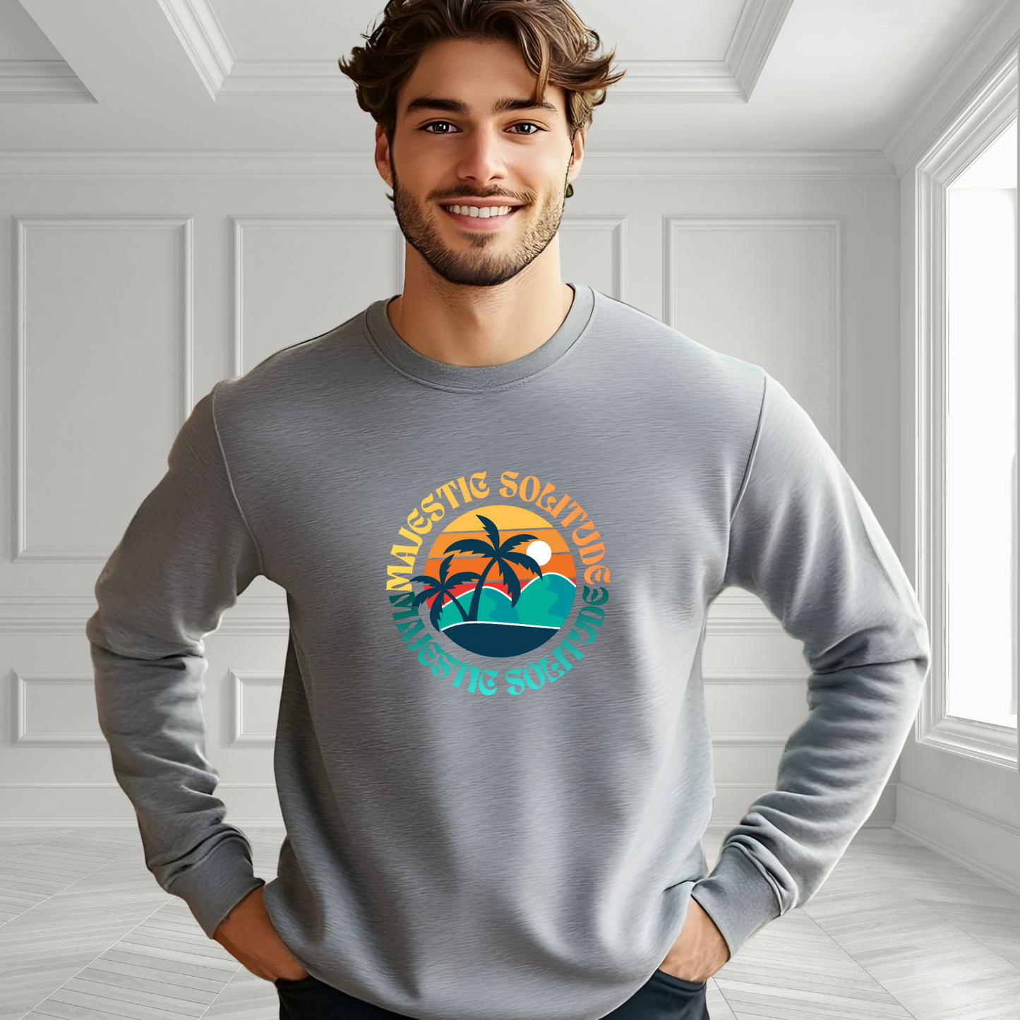 Majestic Solitude Crewneck Sweatshirt