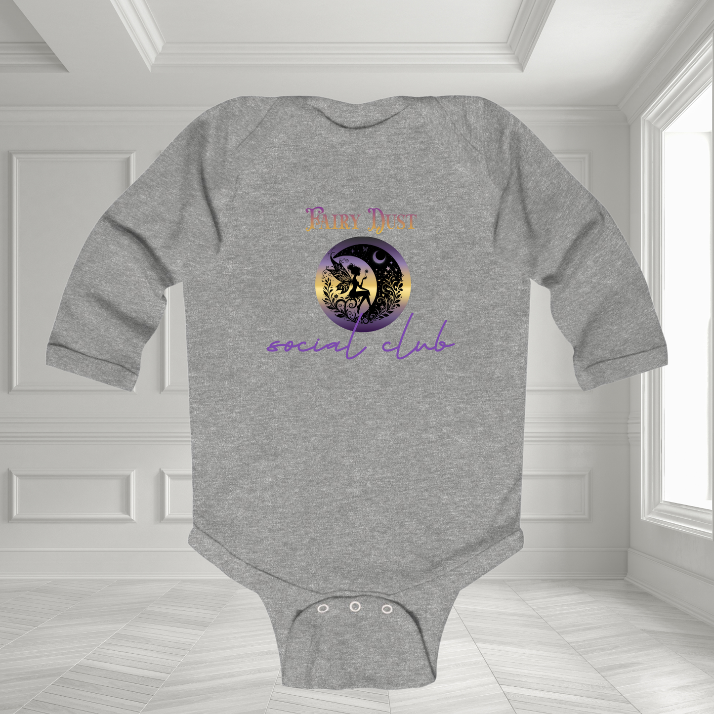 Fairy Dust Social Club Infant Long Sleeve Onesie