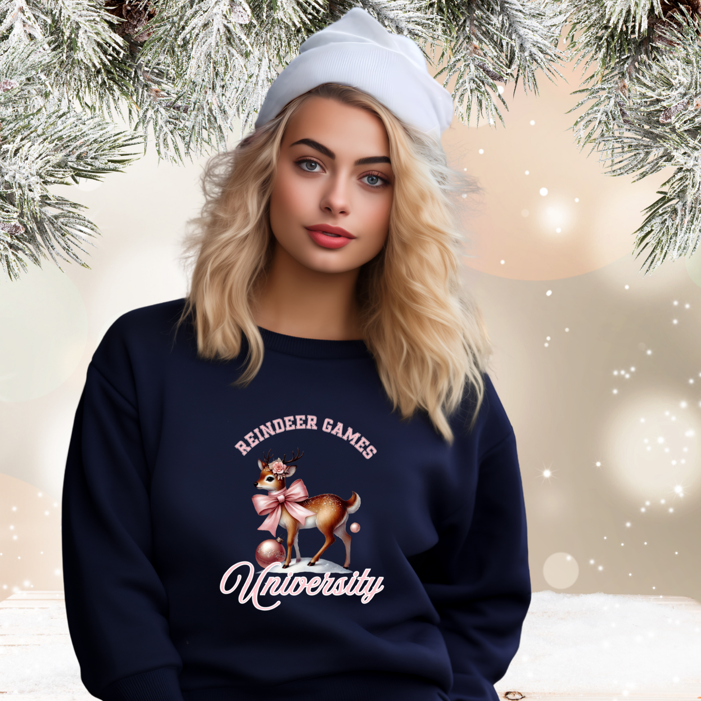 Reindeer Games University Crewneck Sweatshirt