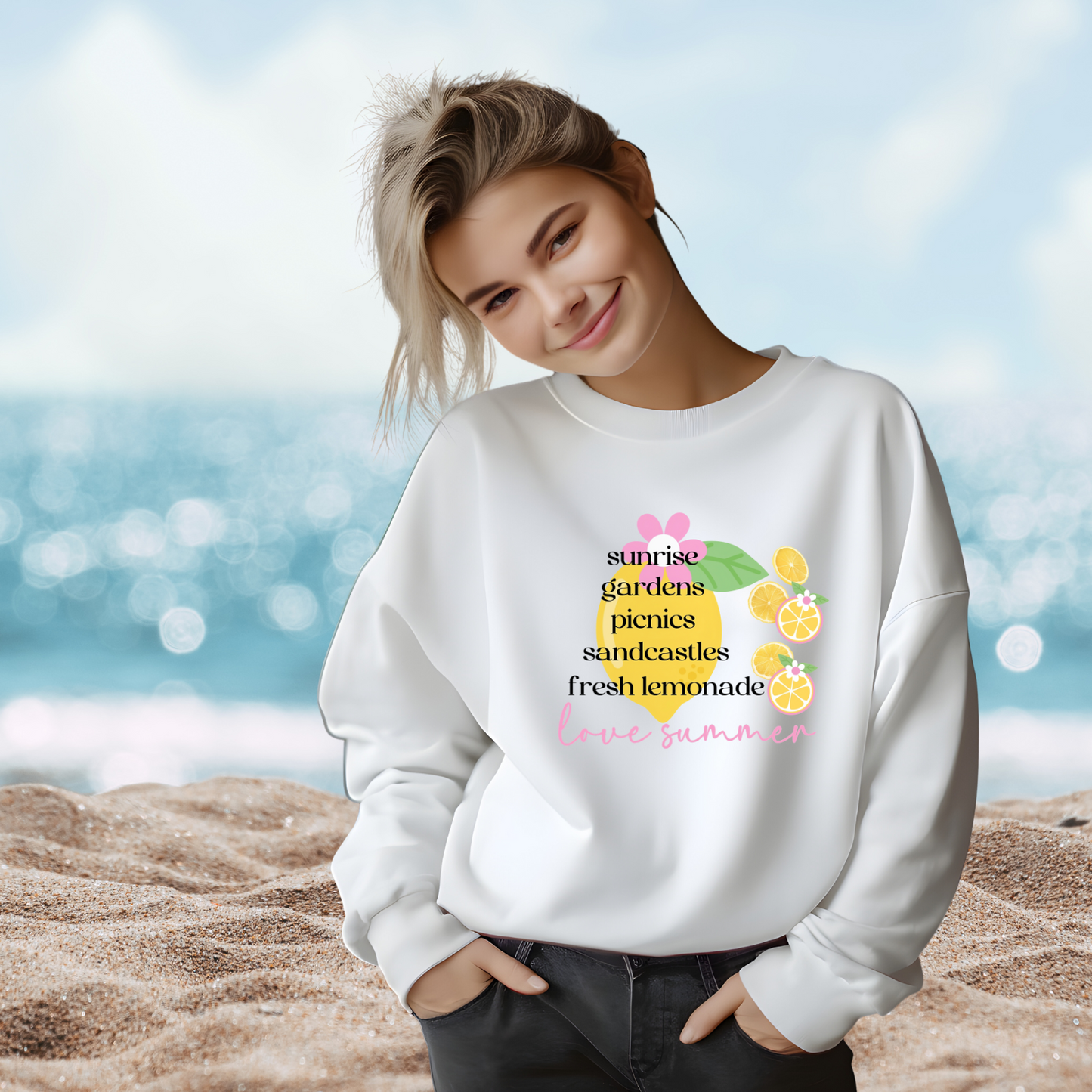 Love Summer Crewneck Sweatshirt