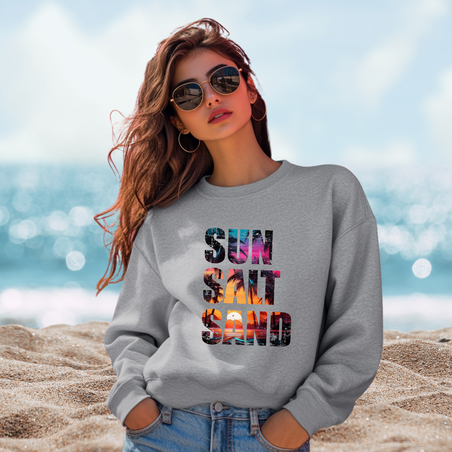 Sun Salt And Sand Crewneck Sweatshirt