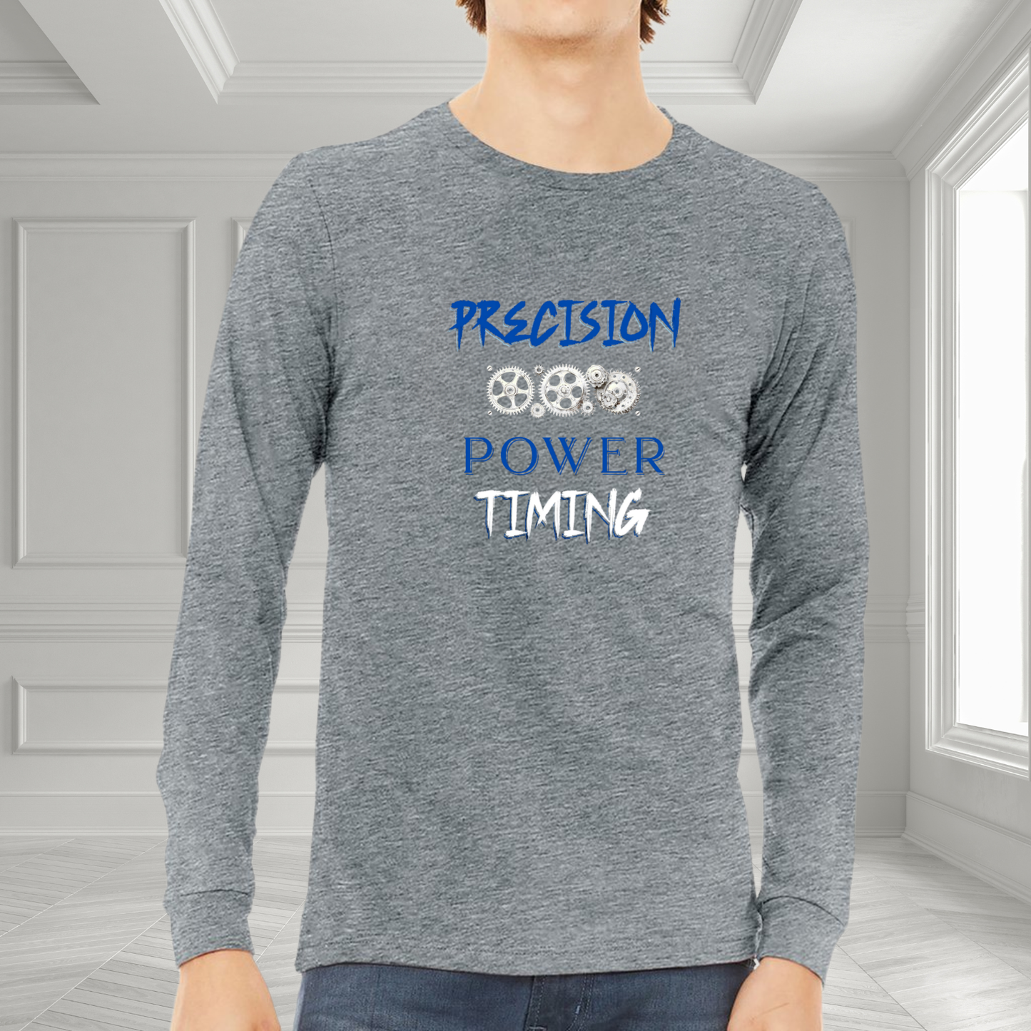 Precision, Power, Timing Long Sleeve Tee