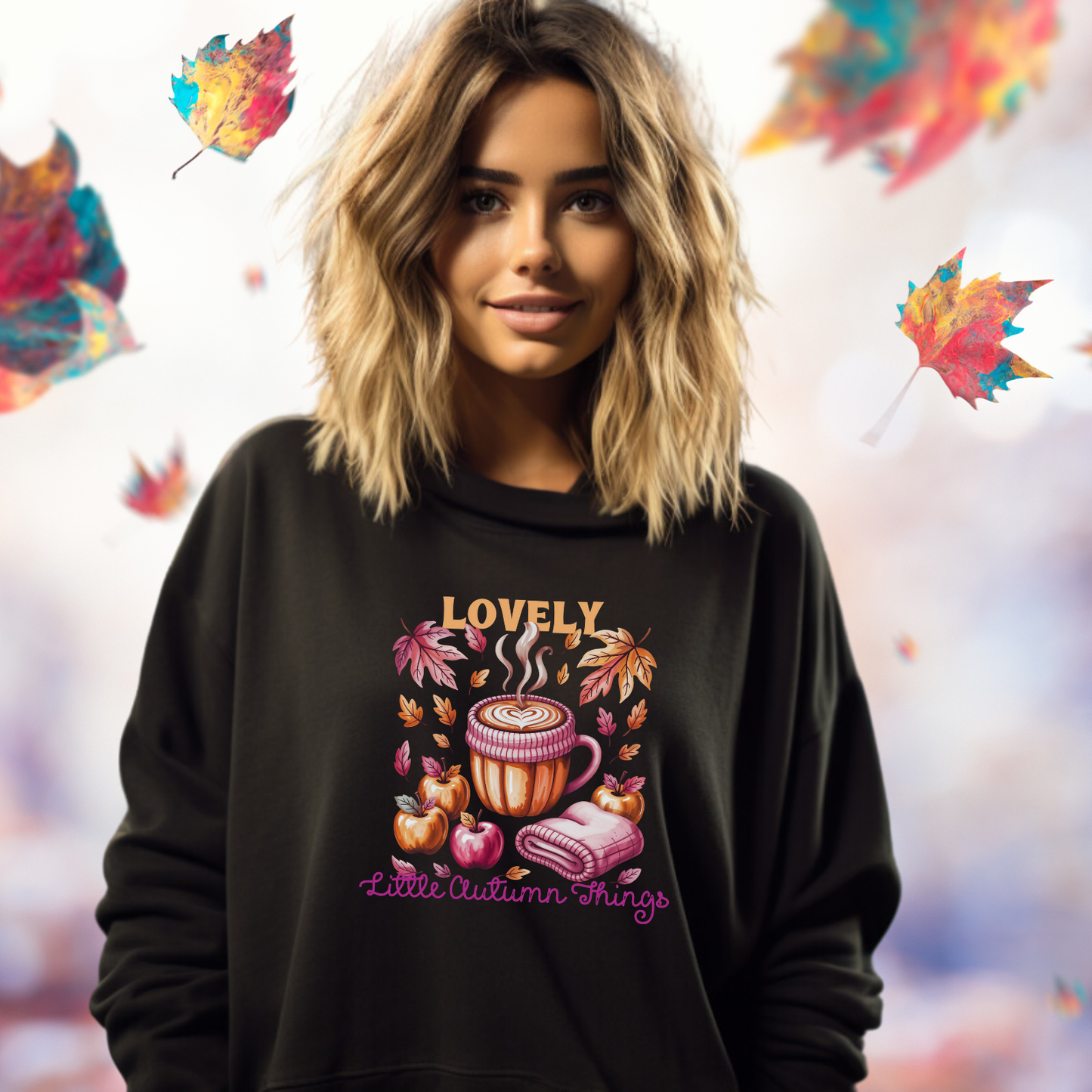 Lovely Little Autumn Things Crewneck Sweatshirt