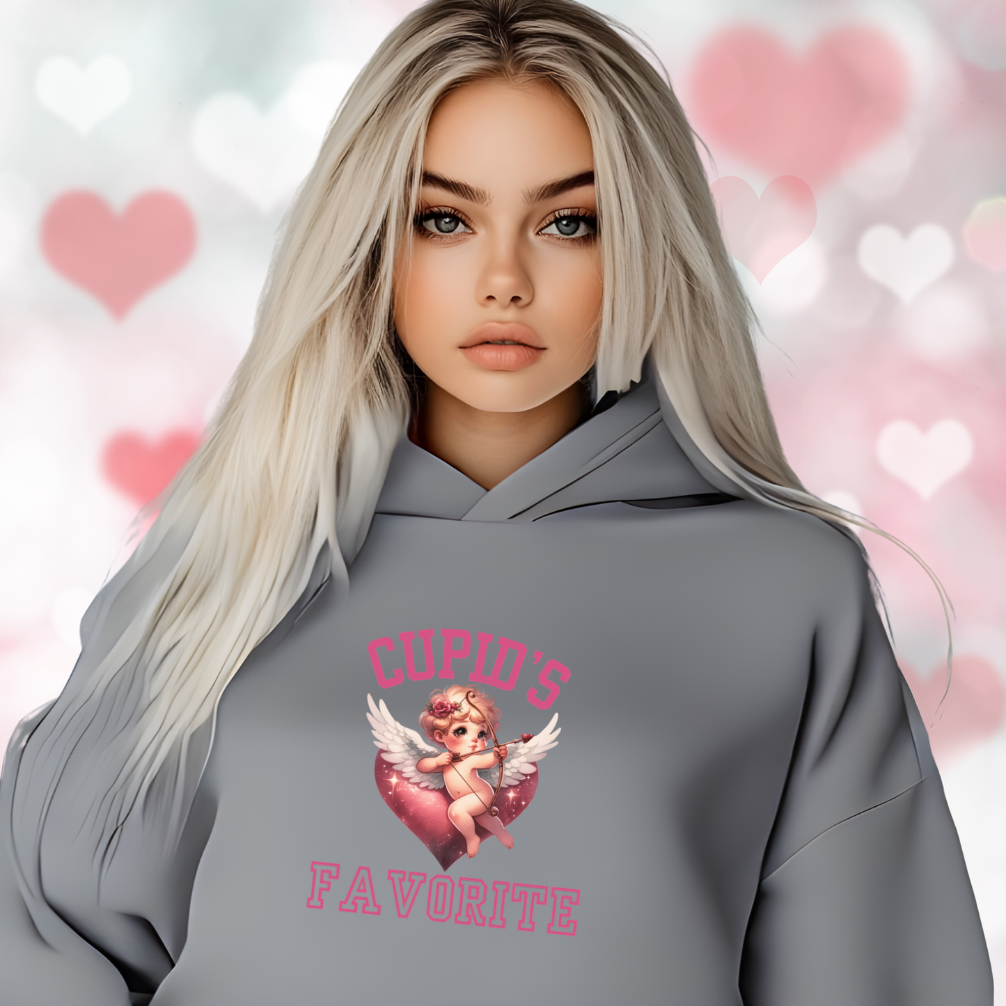 Cupid’s Favorite Crop Hoodie