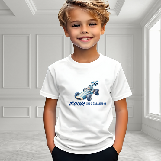 Zoom Into Greatness Kid's T-Shirt