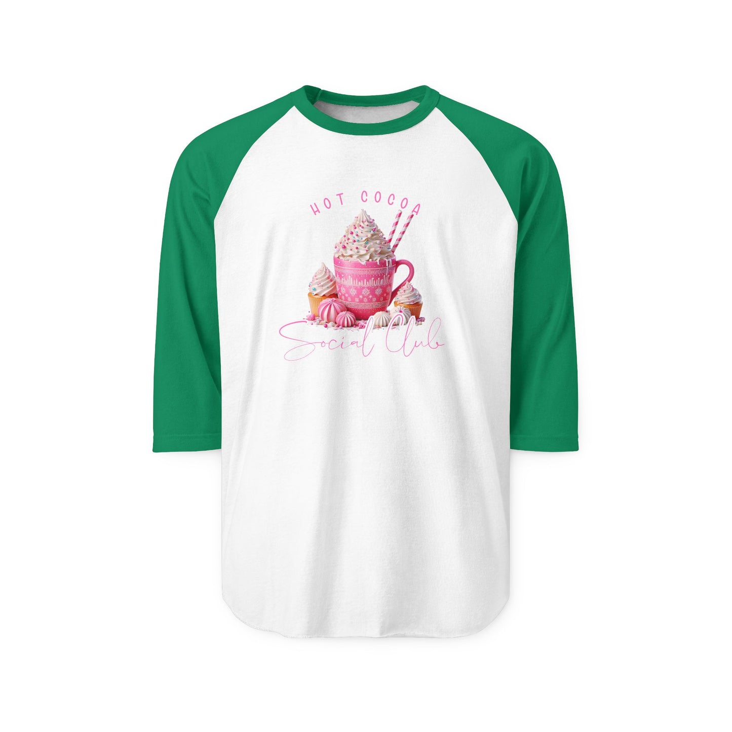 Hot Cocoa Social Club Baseball Tee