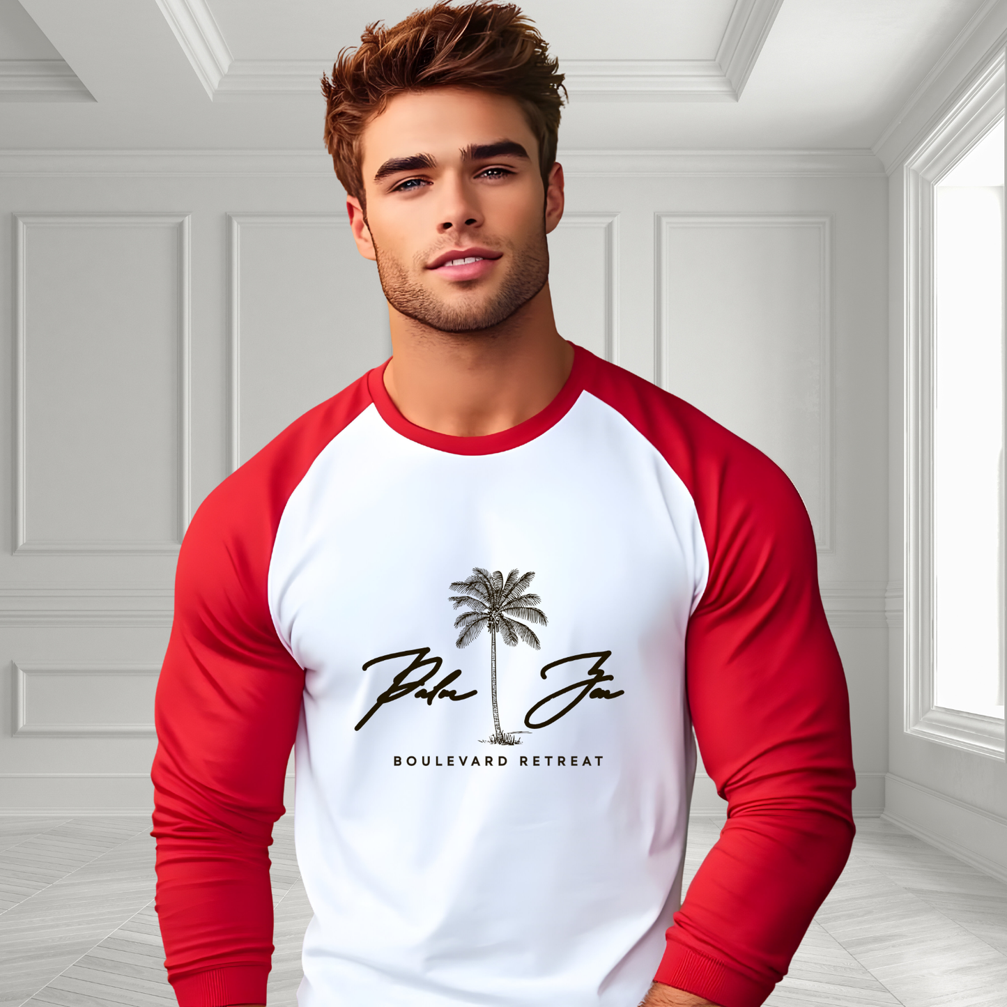 Palm Zen Baseball Tee