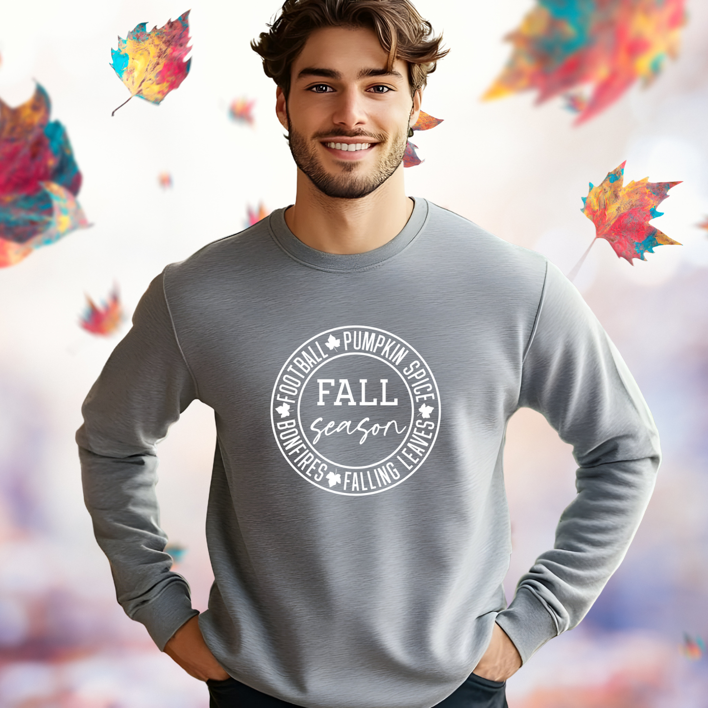 Fall Season Crewneck Sweatshirt