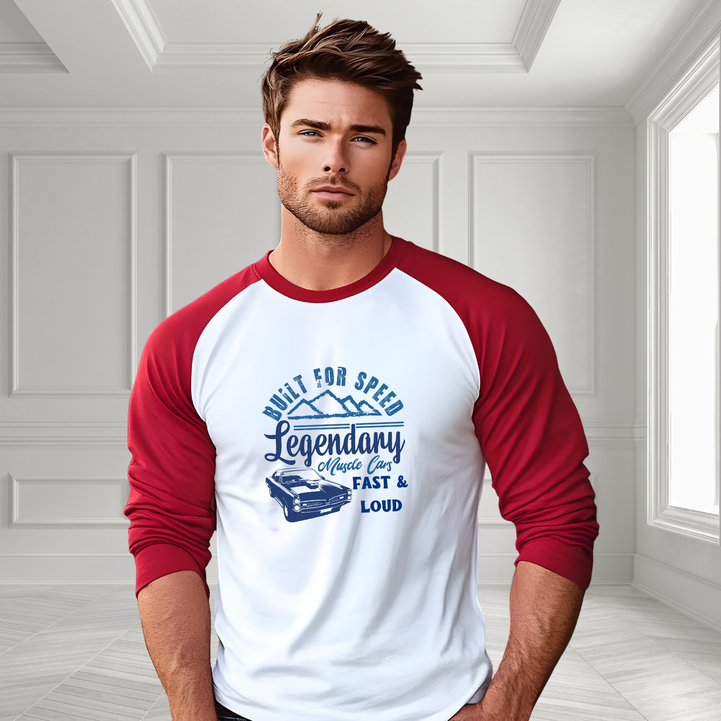 Legendary Muscle Car Baseball Tee