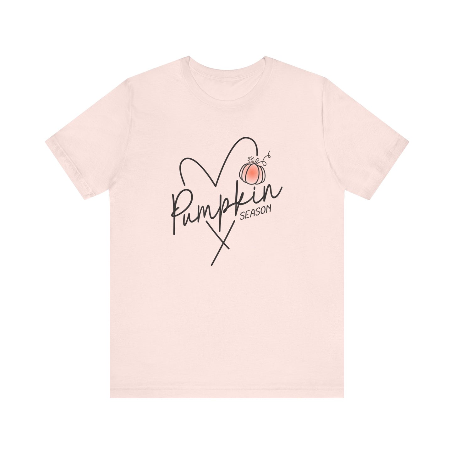 Pumpkin Season Heart T-Shirt