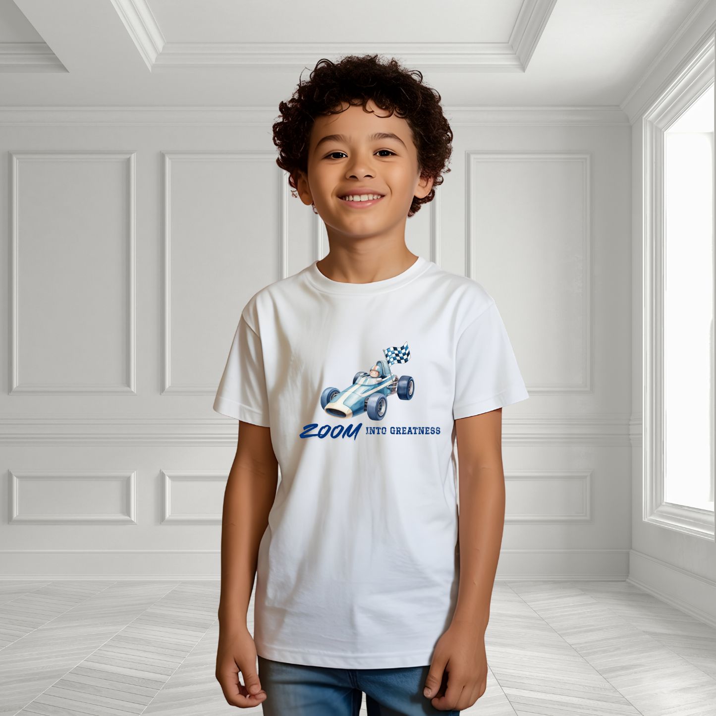 Zoom Into Greatness Kid's T-Shirt