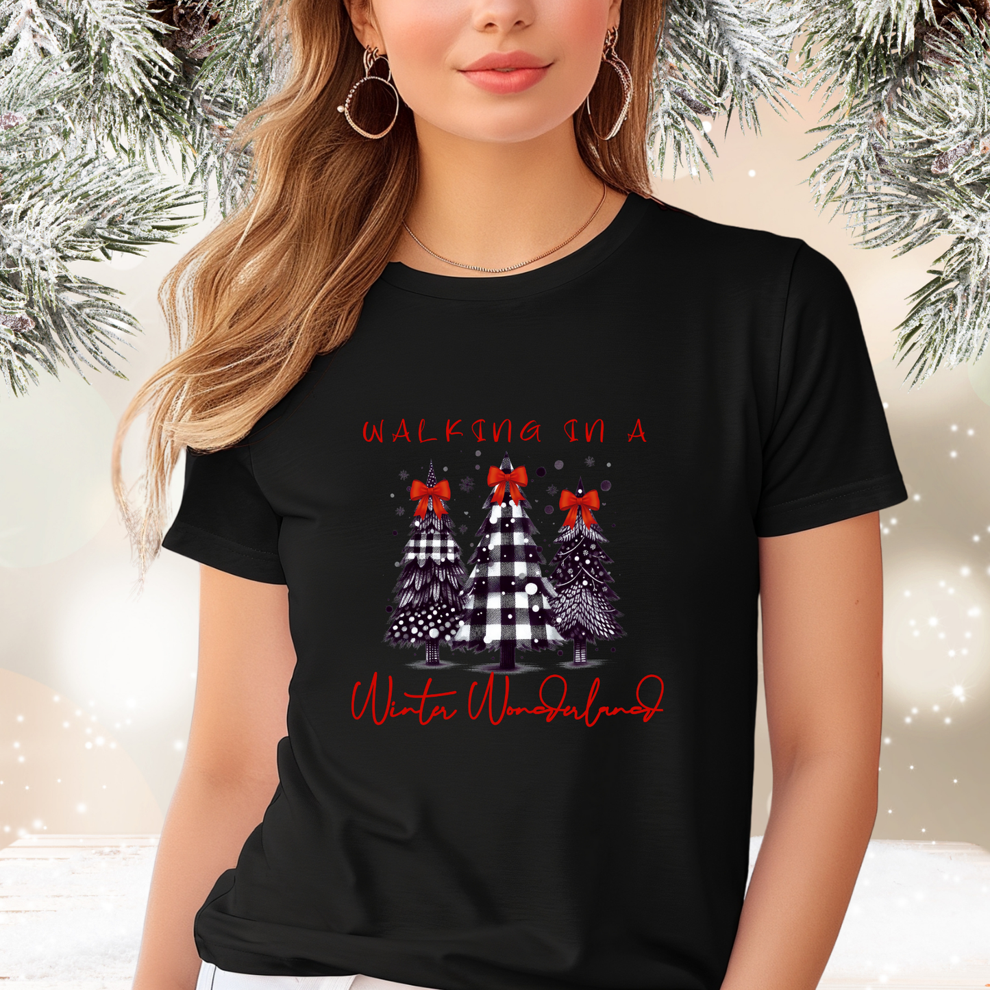 Walking In A Winter Wonderland T‑Shirt