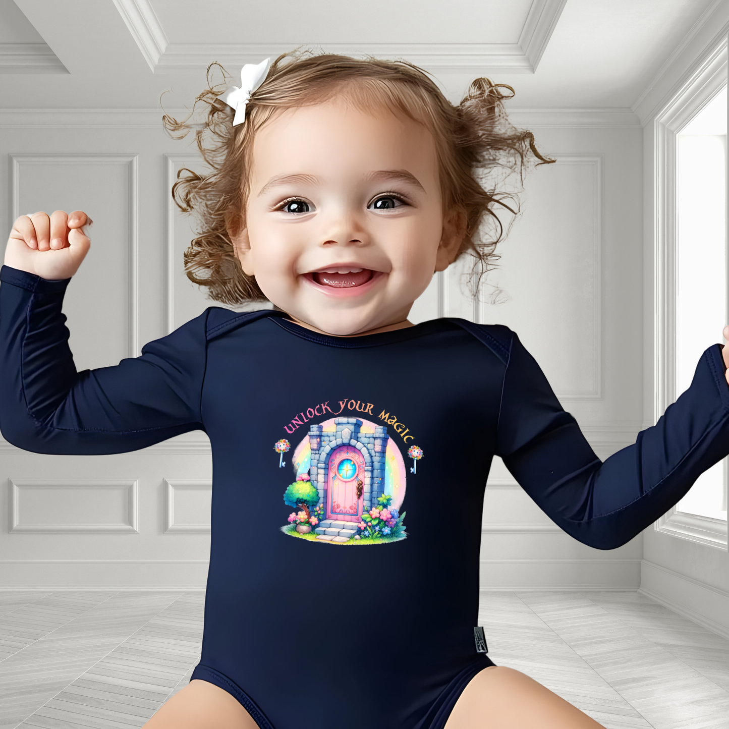 Unlock Your Magic Infant Long Sleeve Onesie