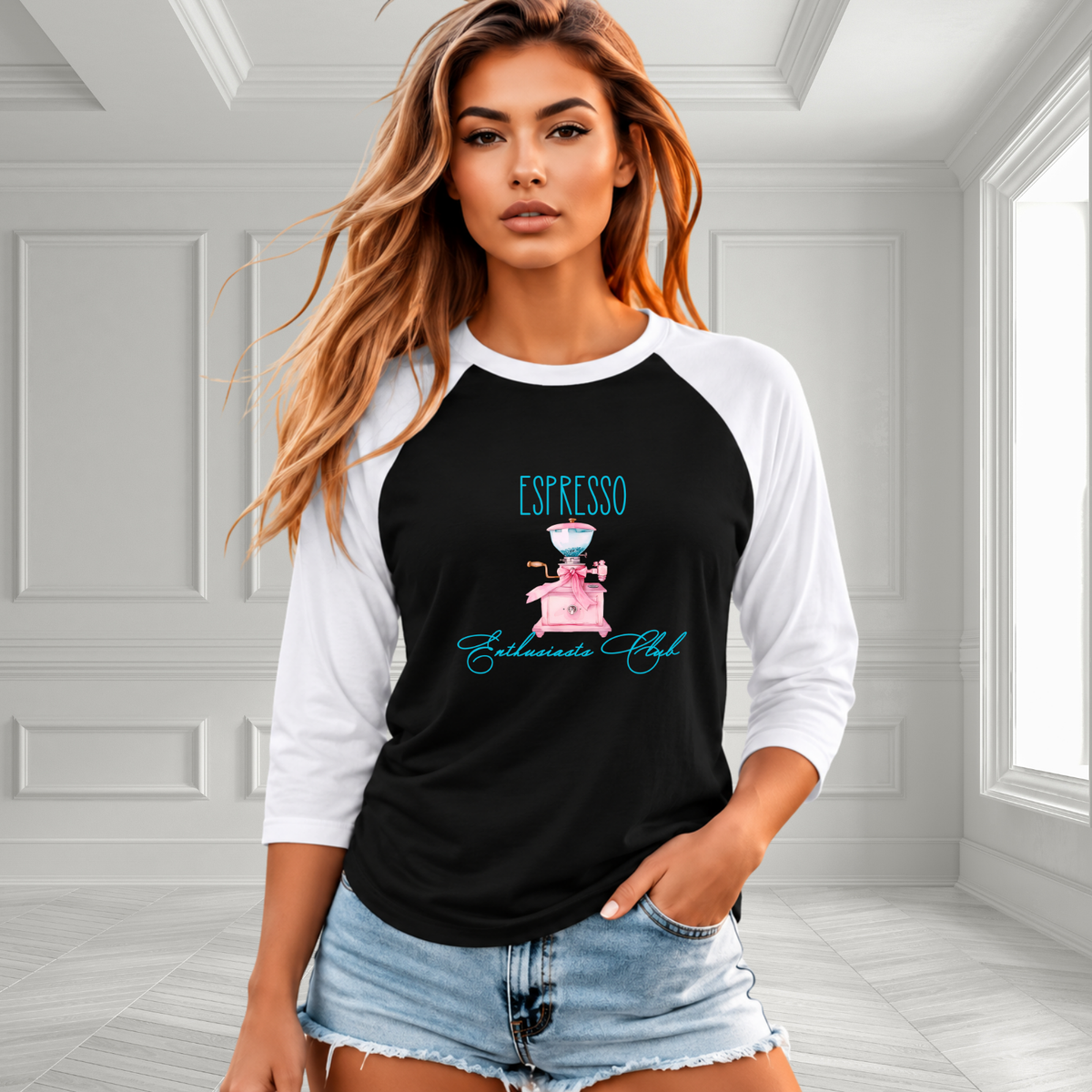 Espresso Enthusiasts Club Baseball Tee