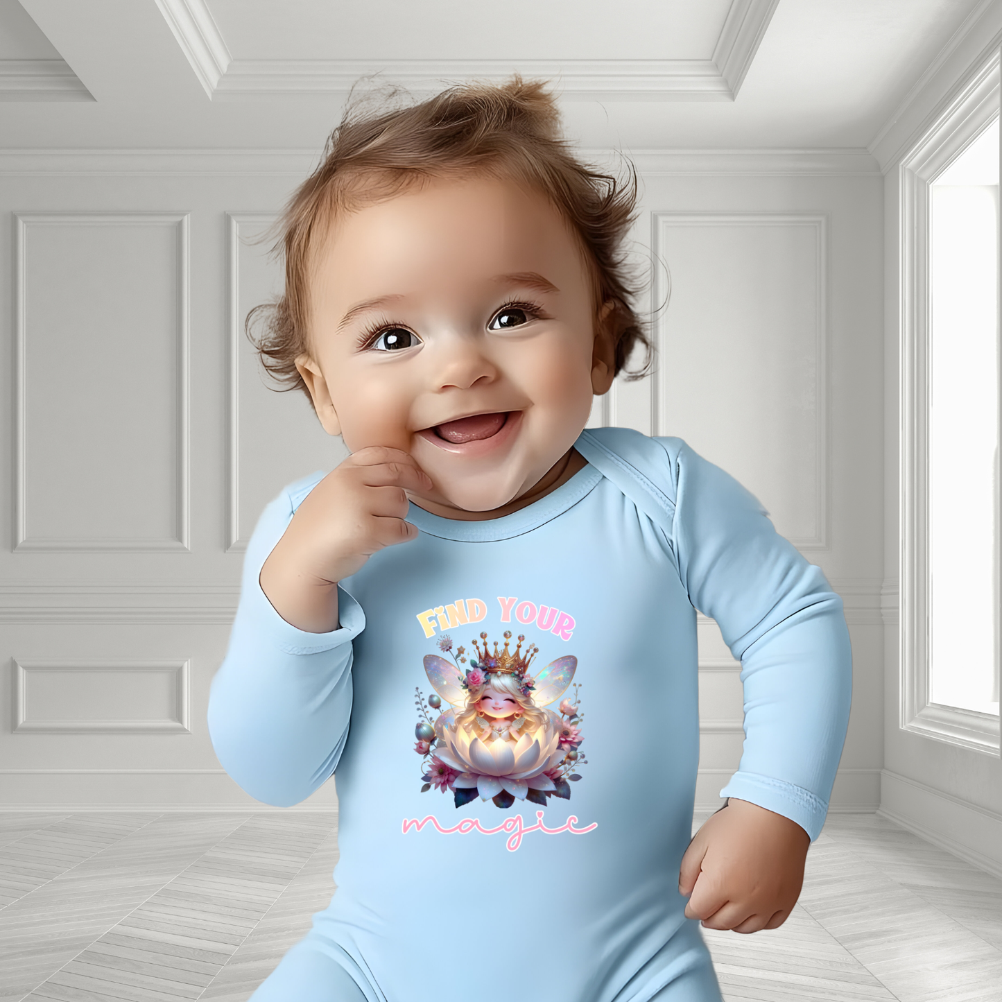 Find Your Magic Infant Long Sleeve Onesie