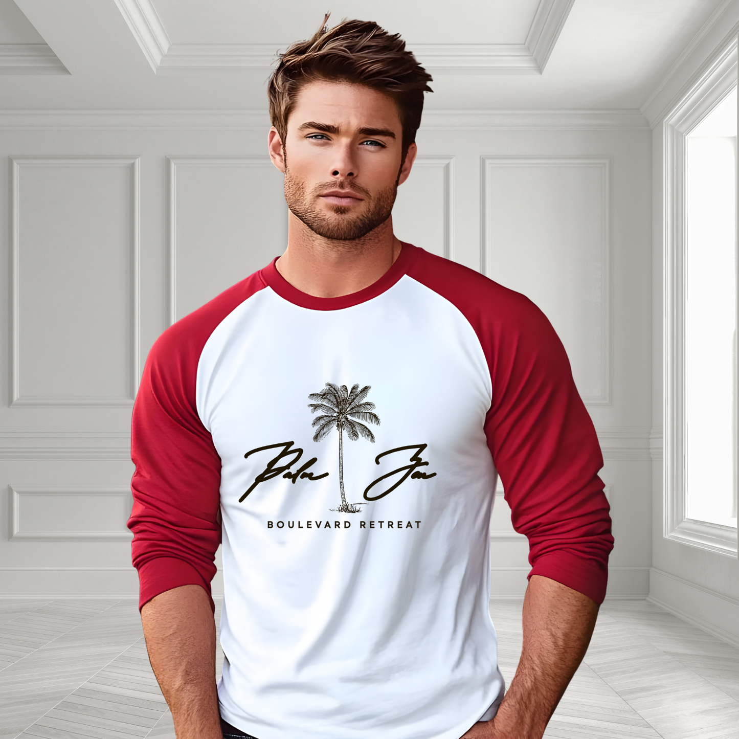 Palm Zen Baseball Tee