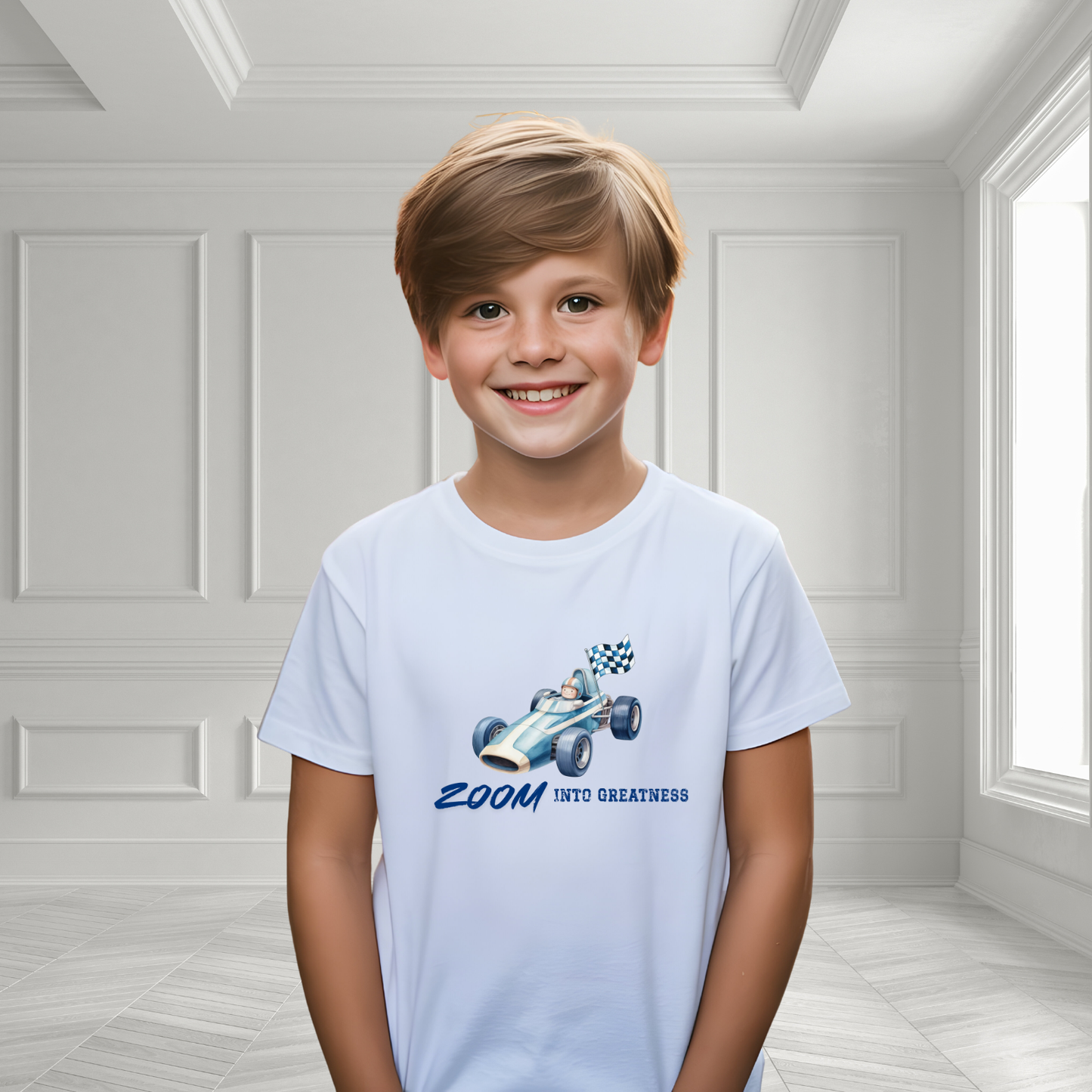 Zoom Into Greatness Kid's T-Shirt