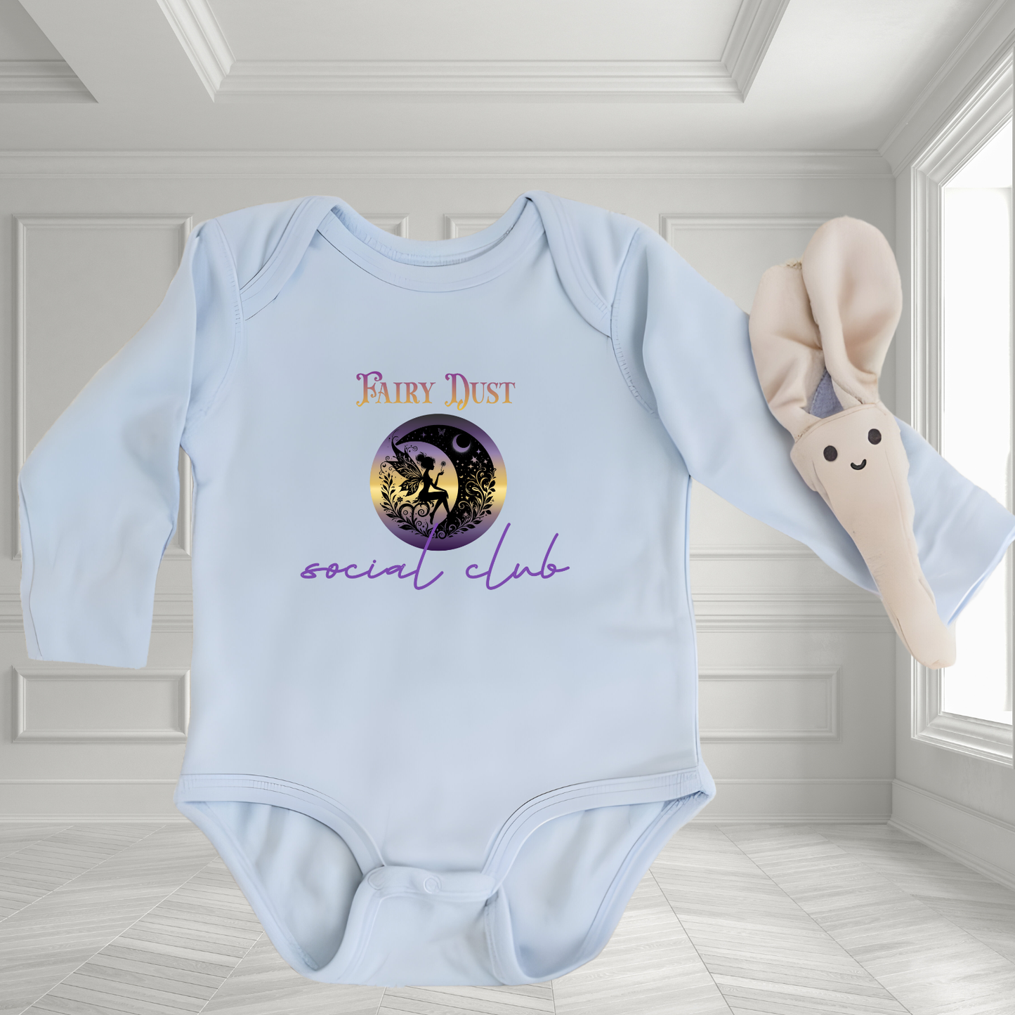 Fairy Dust Social Club Infant Long Sleeve Onesie