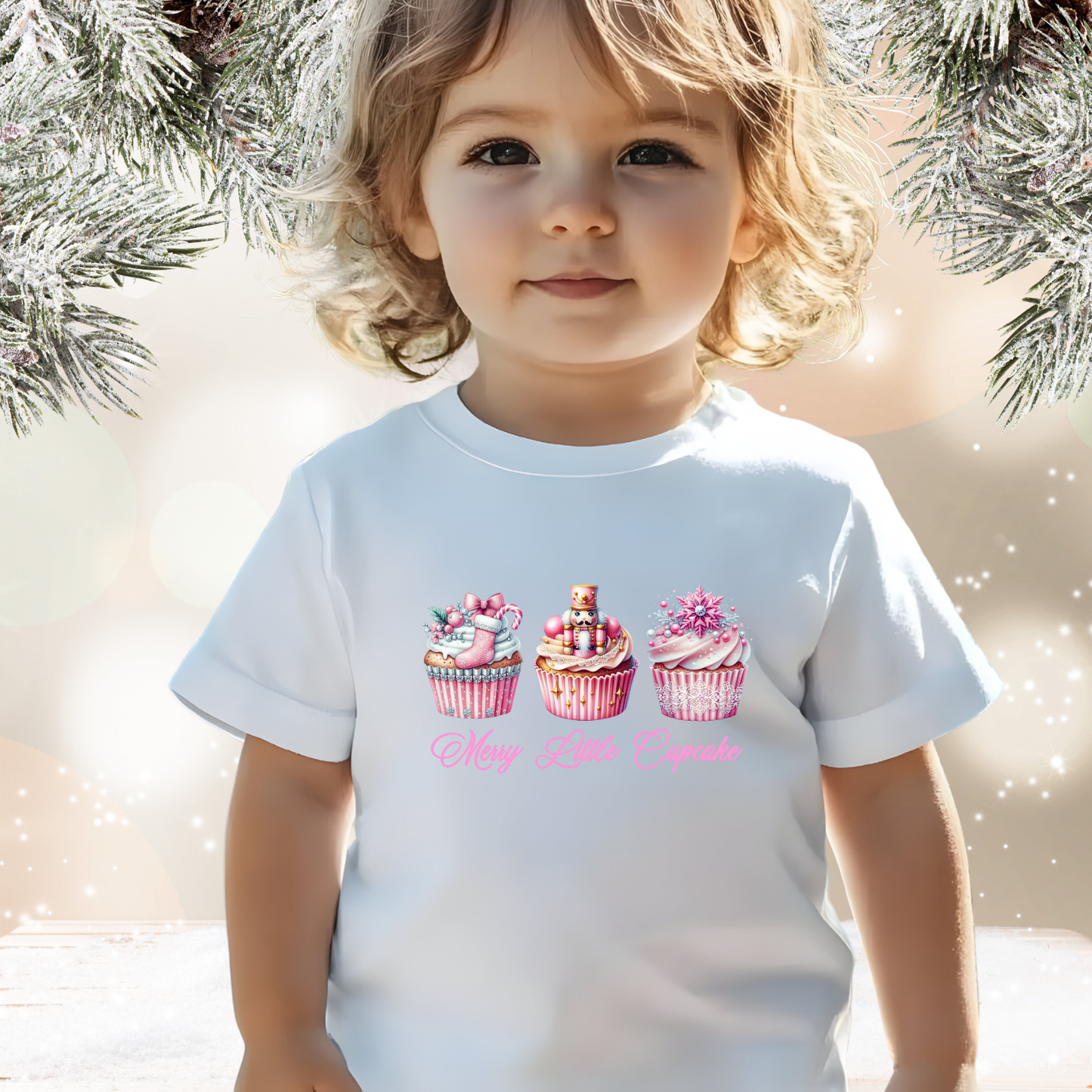 Merry Little Cupcake Toddler T-Shirt