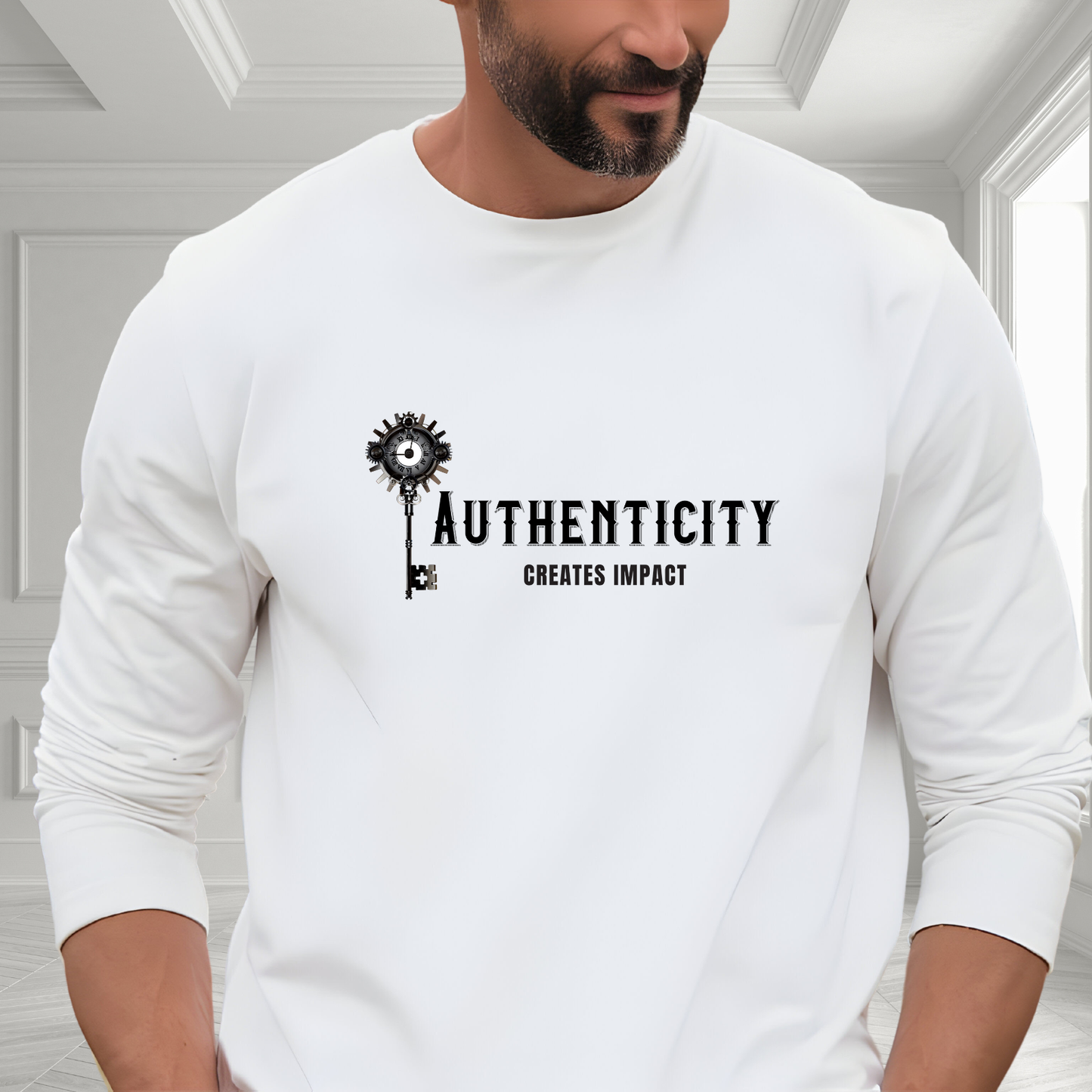 Authenticity Creates Impact Long Sleeve Tee