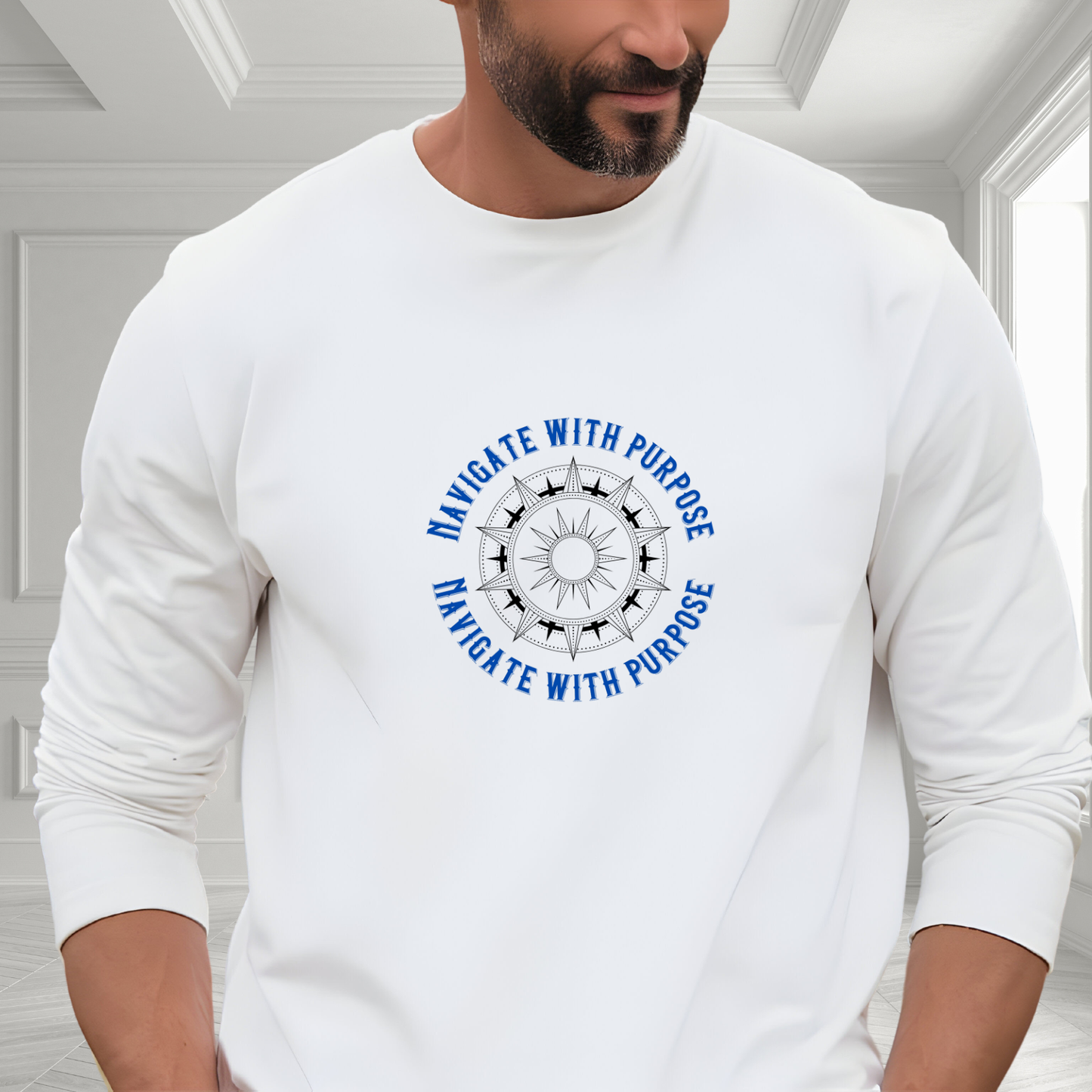 Navigate With Purpose Long Sleeve Tee