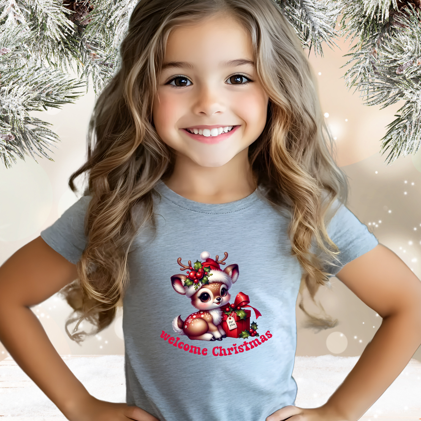 Welcome Christmas Kids T-Shirt