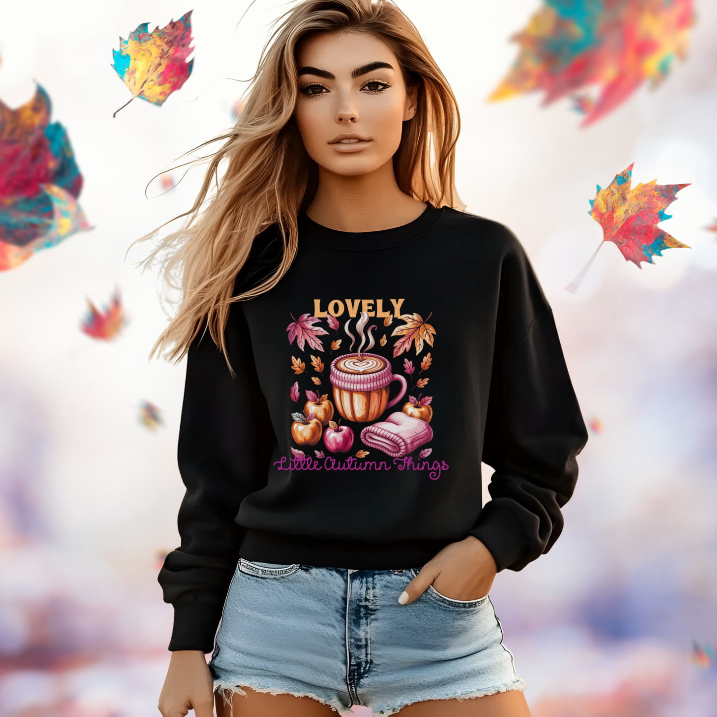 Lovely Little Autumn Things Crewneck Sweatshirt
