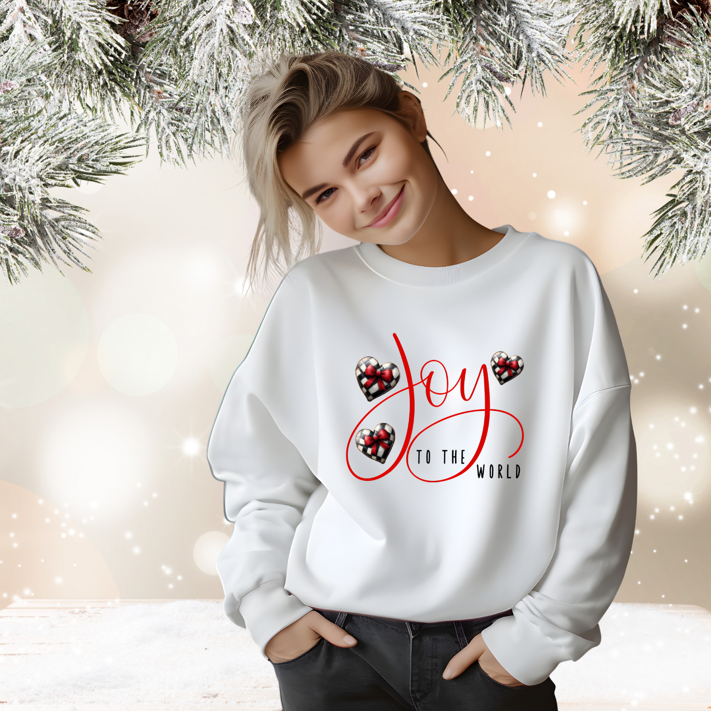 Joy To The World Crewneck Sweatshirt