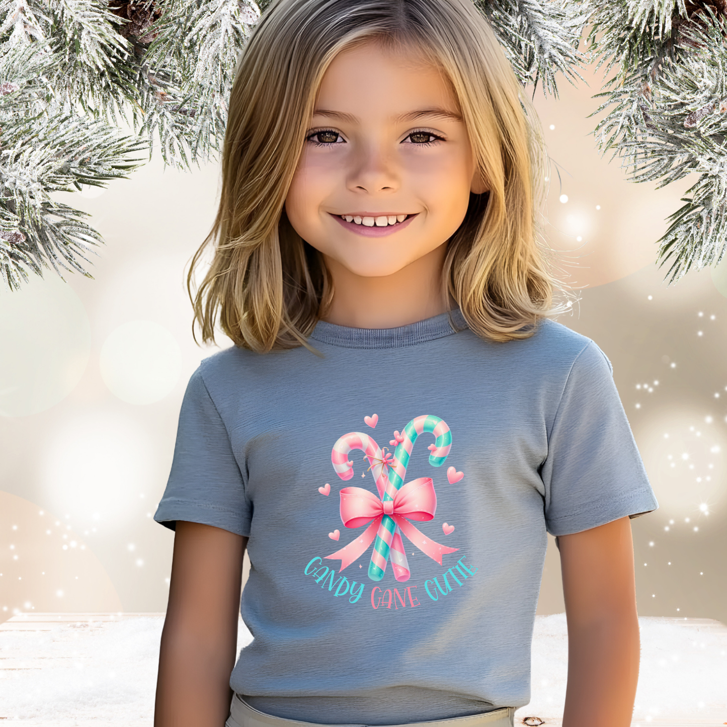 Candy Cane Cutie Kid’s T-Shirt