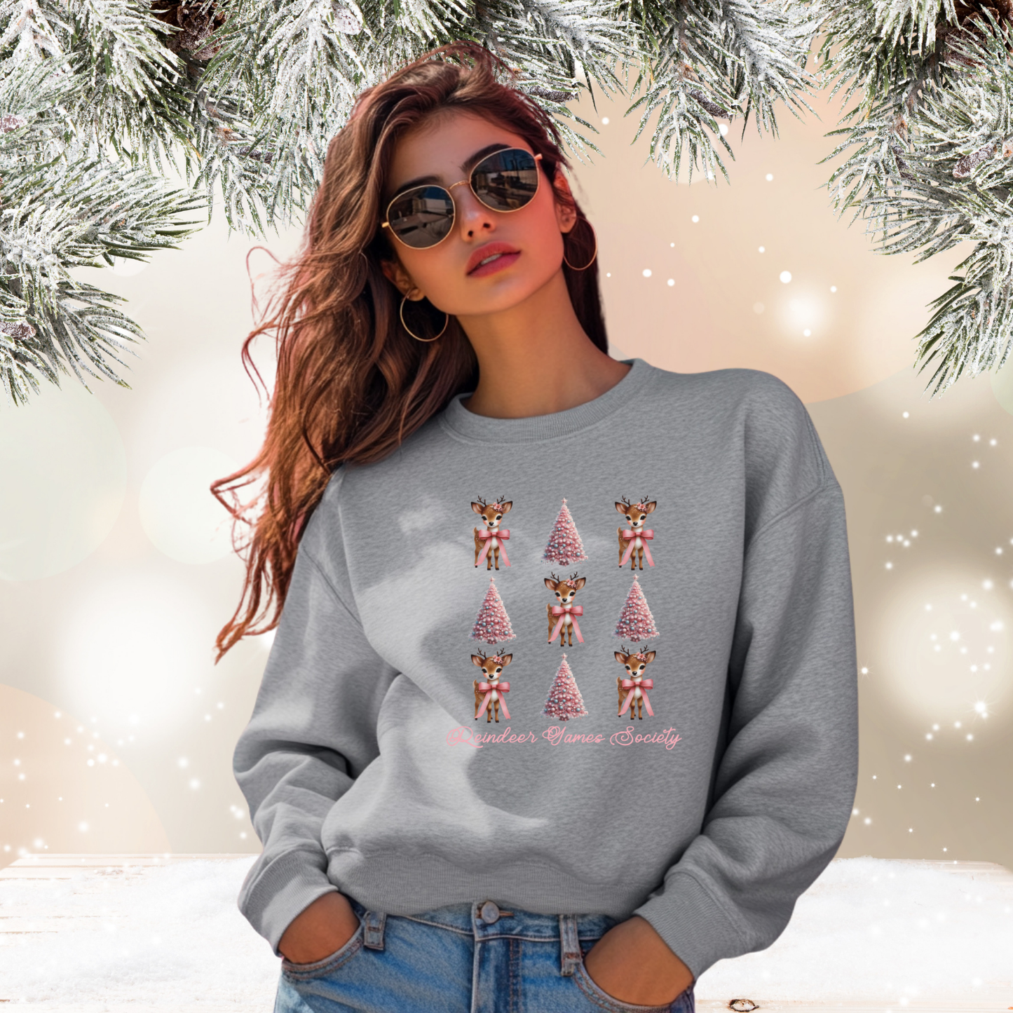 Reindeer Games Society Crewneck Sweatshirt