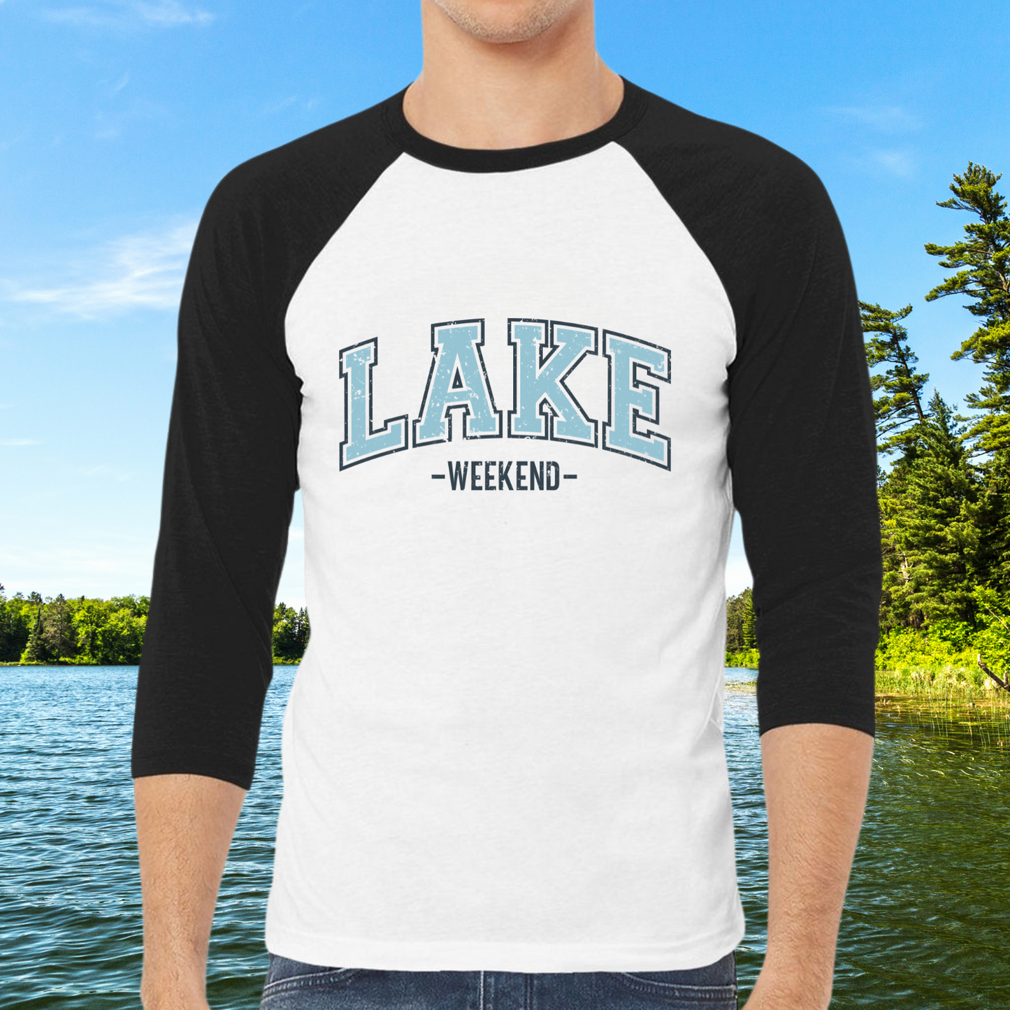 Lake Weekend Baseball Tee