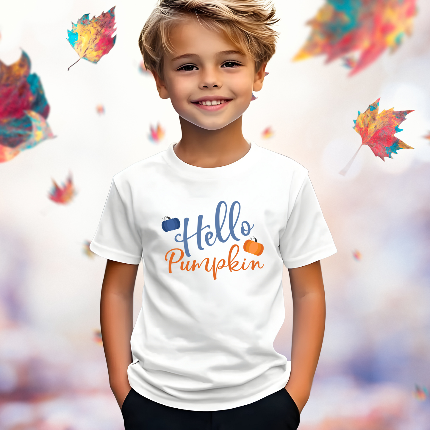 Hello Pumpkin Kid’s T-Shirt