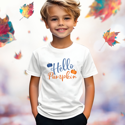 Hello Pumpkin Kid’s T-Shirt