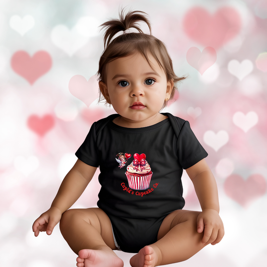 Cupid’s Cupcake Co. Infant Short Sleeve Onesie