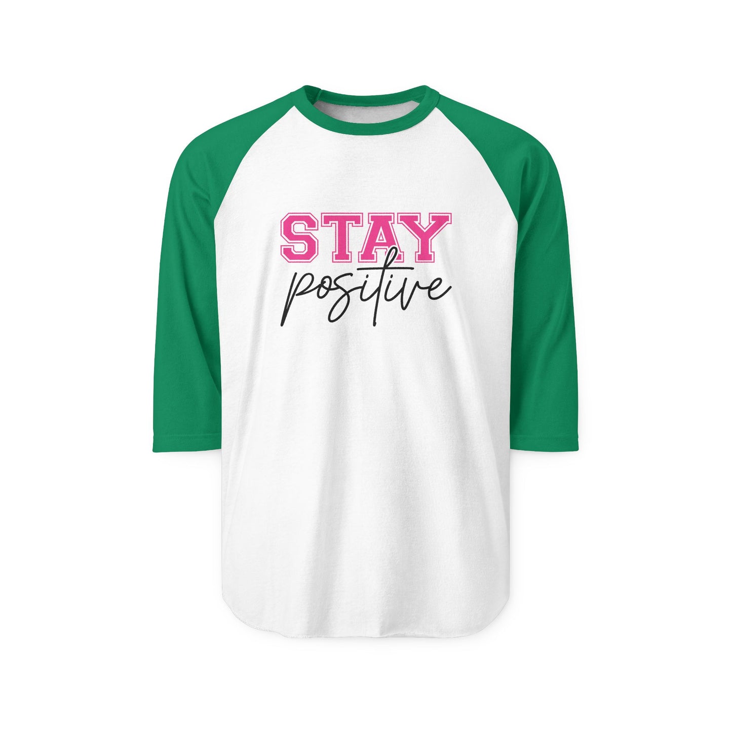 Stay Positive Baseball Tee