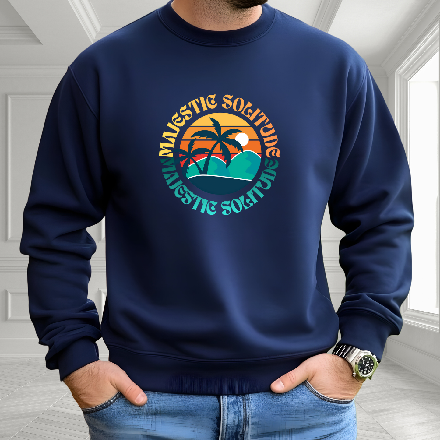 Majestic Solitude Crewneck Sweatshirt